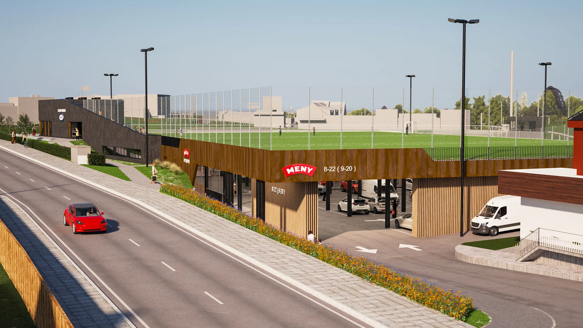 Eckbobanen ligger ved Gressbanen i Oslo og er bygget som en hall med kombinert fotball- og skøytebane på toppen til glede for idrettsklubben Ready og alle andre som elsker å gå på skøyter.